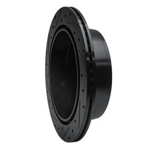 Ford F-150 Brake Rotor (1) - Rear Right - R1 Concepts - Drilled & Slotted - Black - `04-`11